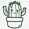 Desert Plant Drawing In DXF File Format For Free Download