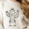 Beautiful Cactus - Laser Cutter PNG