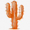 Unique Cactus Digital Drawing PNG - Free Download