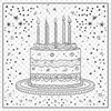 Birthday Cake In DXF For Download, Free Commercial Use