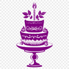 Unique Cake Stencil - Free PNG