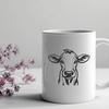 Cute Cow In DXF - Free Digital Download