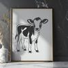 Unique Calf In DXF Free Commercial Use Download