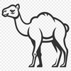 Artistic Camel In SVG, PNG, PDF And DXF File Formats - Free