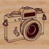 Beautiful Camera Icon for Digital Art Camera illustration for graphic design and digital art projects.