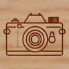 Photography Equipment Vector Art Digital camera icon with sleek lines and modern design suitable for technology and photography themes.