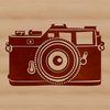 Digital Photography Vector Graphic Illustrative digital camera icon with modern design elements.