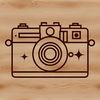 Photography Equipment Graphic Design SVG Photography equipment illustration in vector format.