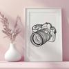 Artistic Camera Decal