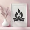 Flames In DXF Format - Free Digital Download, Commercial Use