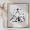 Creative Teepee Artwork - Free PDF Download