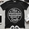 SVG illustration of inspirational cancer survivor quote with bold font.