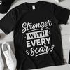 Inspirational quote about overcoming cancer with resilience and determination.