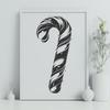 Free Beautiful Candy Cane - Free PNG Download, Commercial Use