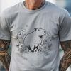 Large Rodent SVG Graphic Design A detailed illustration of a capybara, a large rodent native to South America, created as a vector graphic.
