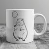 Beautiful Large Rodent SVG Design A detailed illustration of a large rodent native to South America.