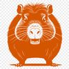 Beautiful Capybara Design SVG Vector Graphic Vector graphic design of a capybara, suitable for cutting machines or laser engraving projects.