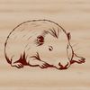 Free Capybara Illustration in SVG Format A detailed vector graphic representation of a capybara, suitable for use in various design projects.