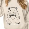 Rodent in a Simple Vector Style A South American rodent, the capybara, depicted in a simple vector design.