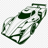 Speedy Vector Art Car Illustration A detailed vector illustration of a racing car with sleek design.