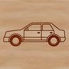 A high-resolution, editable illustration of a vehicle designed in vector format.
