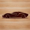 Vector illustration of a car, suitable for digital design and crafting projects.