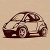 Car Graphic Design with Scalable Lines An open-source SVG graphic design of a car with scalable lines and shapes.