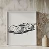 High-Resolution Racing Car Illustration in SVG Racing car vehicle illustration in a high-resolution SVG format.
