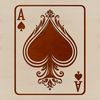 Ace of Spades Playing Card Illustration A set of playing cards featuring an ace of spades as the highest card.