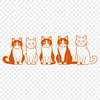 A cartoon illustration of a domestic animal, designed as a clip art vector graphic for digital use.
