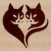 Vector Cat Portrait with Detail A cartoon cat's head with detailed features rendered in vector format.