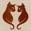 A high-quality illustration of a domestic animal's head, suitable for digital and physical applications.
