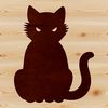 Vector Animal Design Template A cartoon illustration of a sitting animal, designed as vector art for commercial or personal use.