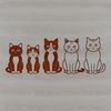Cute Domesticated Feline Design A vector illustration of a domesticated feline animal.