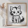 Stunning Kitten - Pet SVG