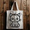 Cute Cat Vector Image - Free DXF