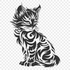 Unique Cat Vector Art PNG - Free Download