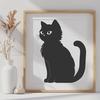 Artistic Cat - Sublimation PNG