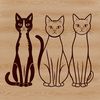Beautiful Digital Feline Design A digital illustration of a feline animal in vector format.