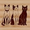 A simple illustration of a domesticated cat.