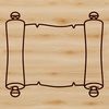 An ornate diploma-style scroll with a rolled parchment design, suitable for digital use.