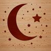 Full Moon in the Sky SVG Art A high-quality illustration of the full moon in the night sky.