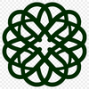 A traditional Celtic-inspired pattern featuring intricate shape and ornate embellishment.
