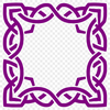 A traditional Celtic design featuring intricate ornamentation and shape patterns.