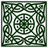 A detailed, ornate pattern featuring Celtic motifs, suitable for commercial or personal use with various cutting machines.