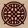 Celtic knotwork pattern with ornate embellishments in vector format.