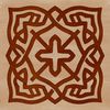Ornate Celtic pattern featuring intricate shapes and designs.