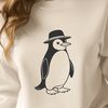 Cute Waddling Bird Vector Image A single penguin waddling on the ice.