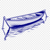 Simple Vector Rowboat Illustration A simple rowboat illustration designed as vector art.