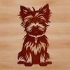 Yorkshire Terrier Vector Image A sitting Yorkshire Terrier in vector design.